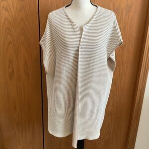 Lafayette 148 Open Front Sweater Vest Sz-1X/2X